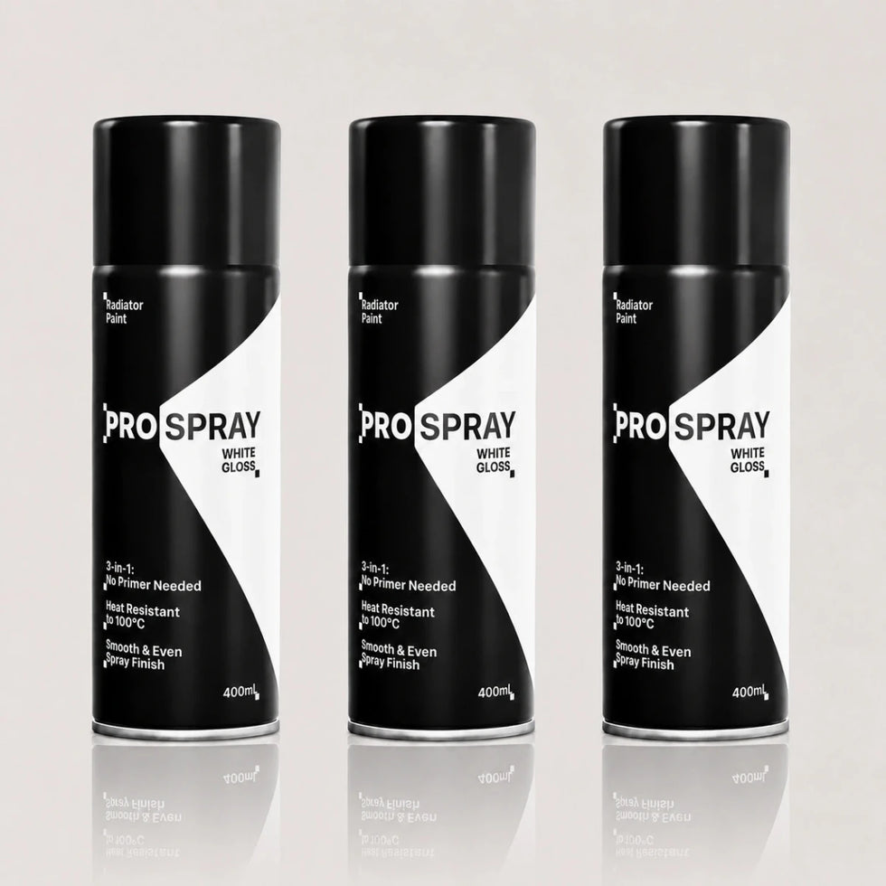 Pro-Spray Radiator Paint | 3-in-1 Heat Resistant Spray - Best Ideas UK