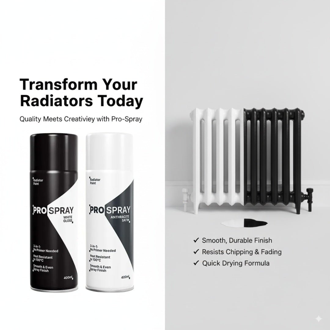 Pro - Spray Radiator Paint - Best Ideas UK
