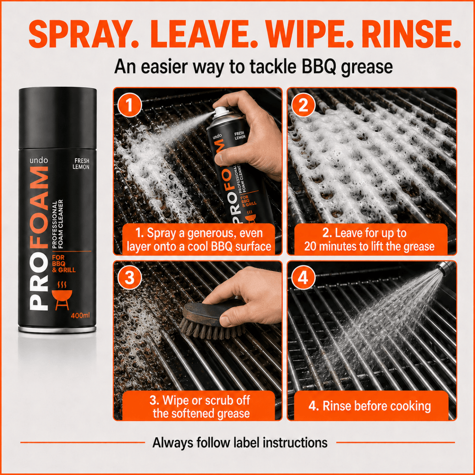 Profoam - BBQ & Grill Cleaner | Fresh Lemon - Best Ideas UK