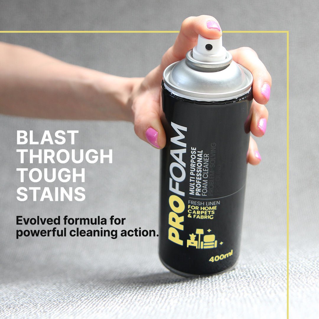 Profoam - Carpet & Fabric Cleaner | Fast and Effective - Smarter, not harder. Give your fabrics the care they deserve