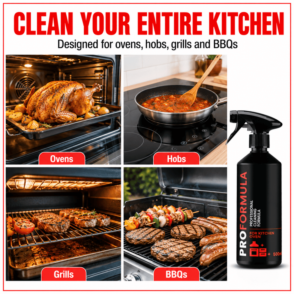 Proformula - Kitchen Hob & Oven Cleaner - Best Ideas UK
