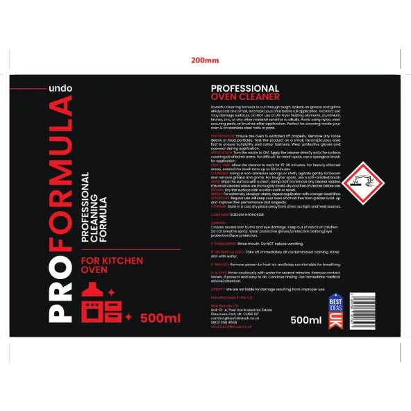 Proformula - Kitchen Hob & Oven Cleaner - Best Ideas UK