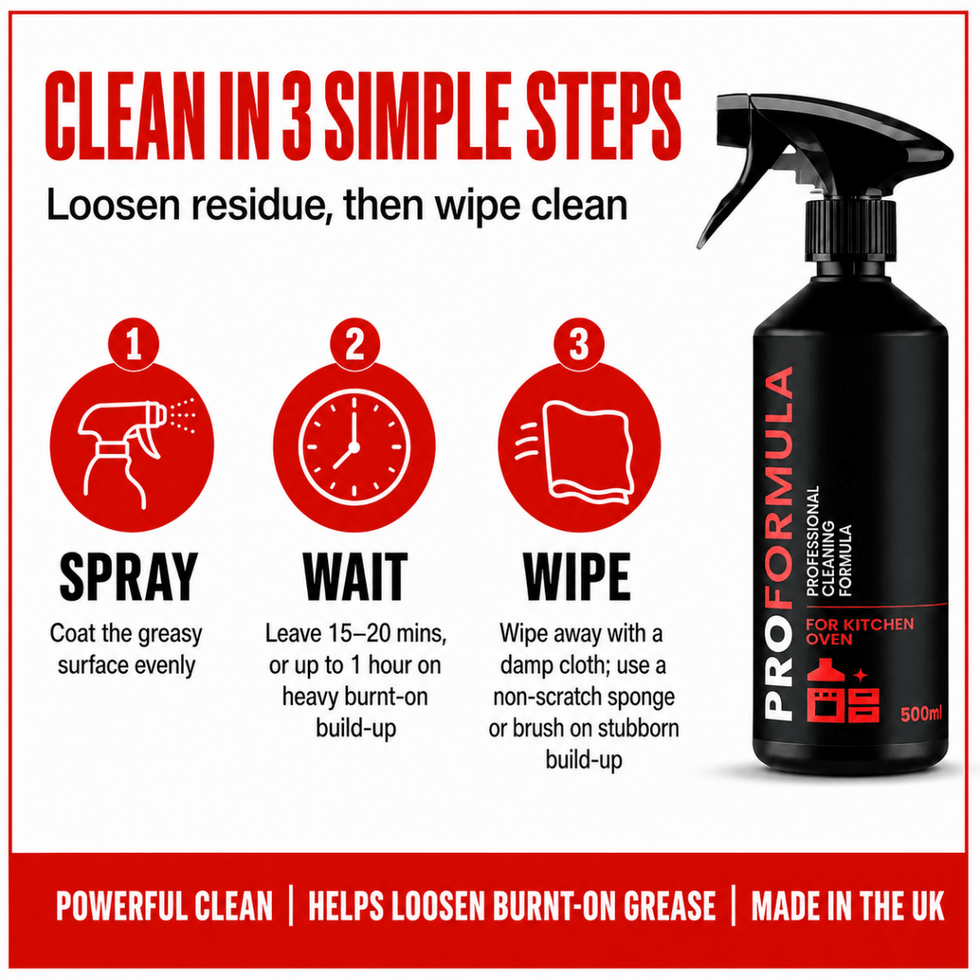 Proformula - Kitchen Hob & Oven Cleaner - Best Ideas UK