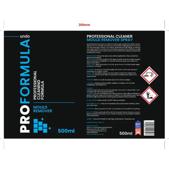 Proformula - Mould Remover Gel Spray - Best Ideas UK
