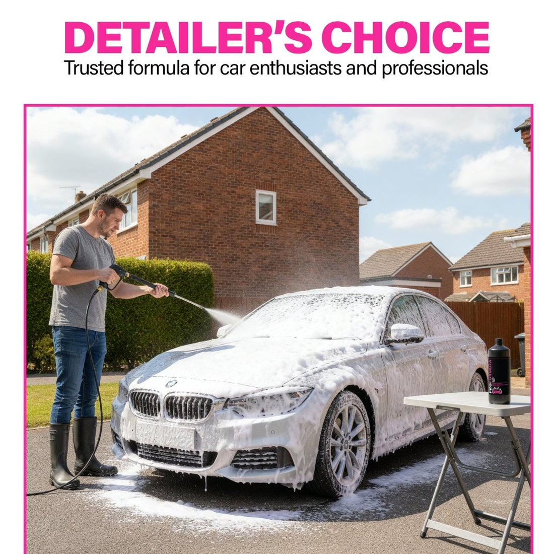 Proformula Snow Foam Concentrate | A little goes a long way! Add just 90–100ml per 1L of water.