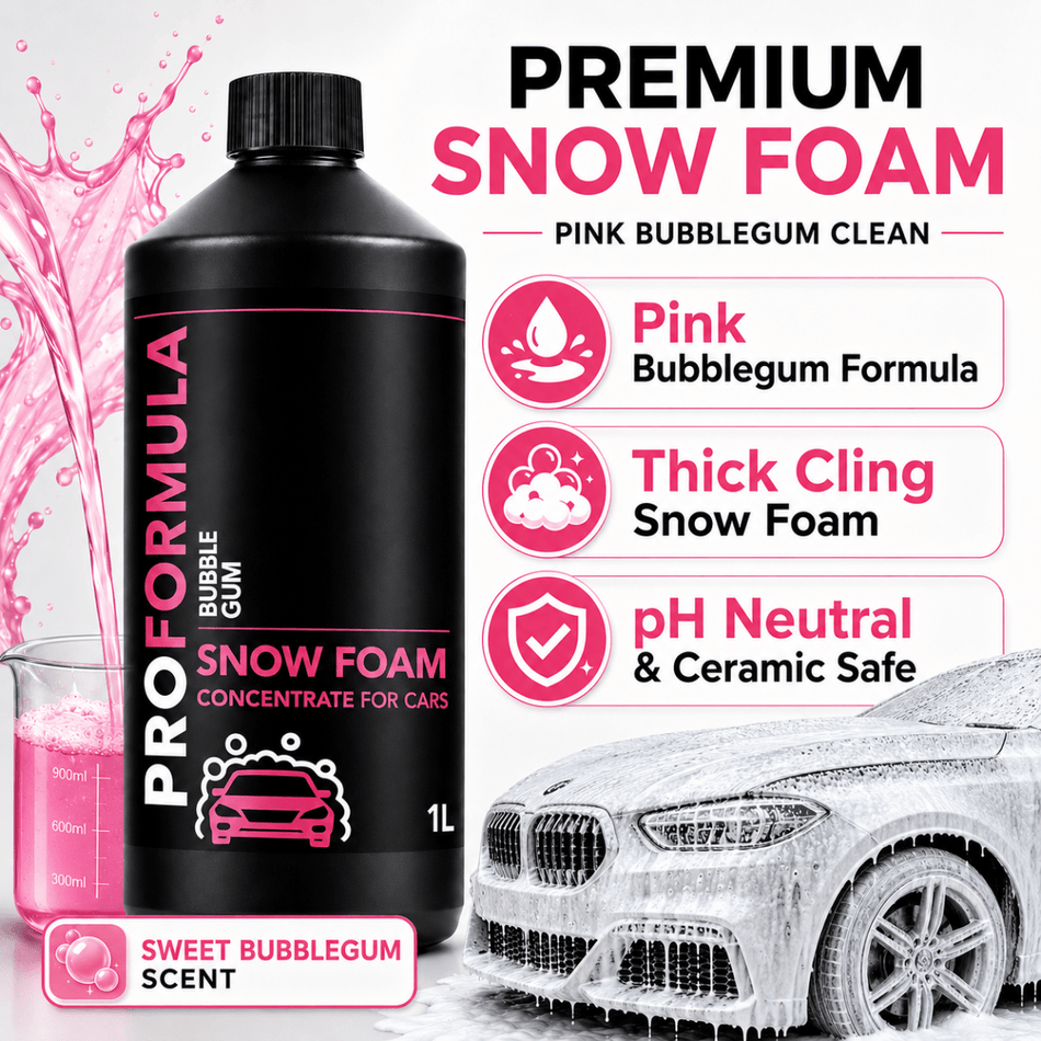 Proformula Snow Foam Concentrate Car Cleaner - Bubble Gum Scent - Best Ideas UK