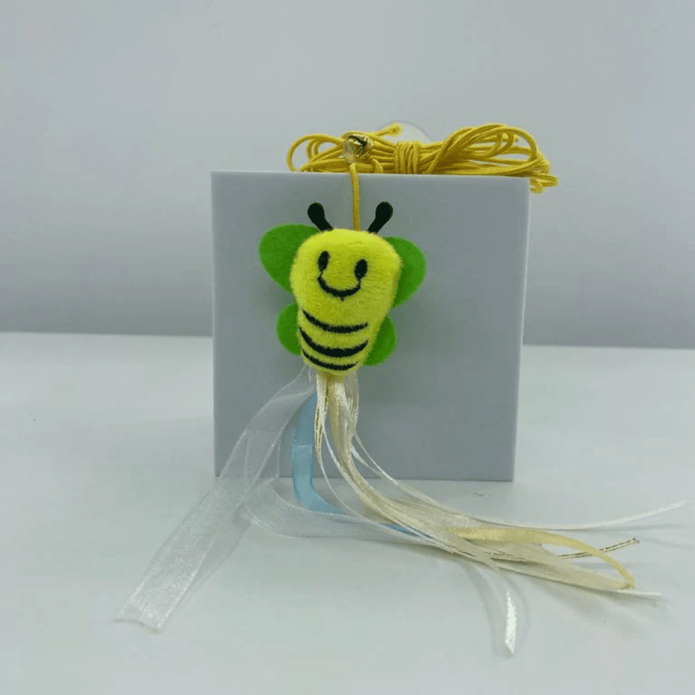Feline FunFly Door Dangler Cat Toy - 4 for the Price of 3! - Best Ideas UK