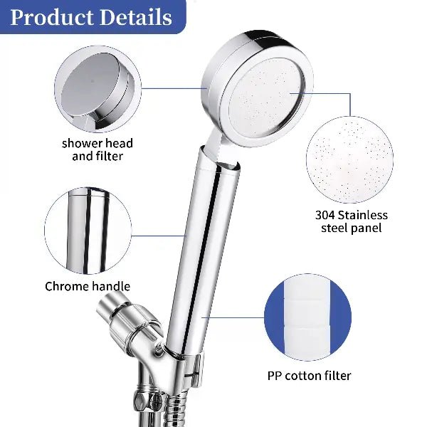 Qulo™ Ionic Softening Shower Head - Best Ideas UK