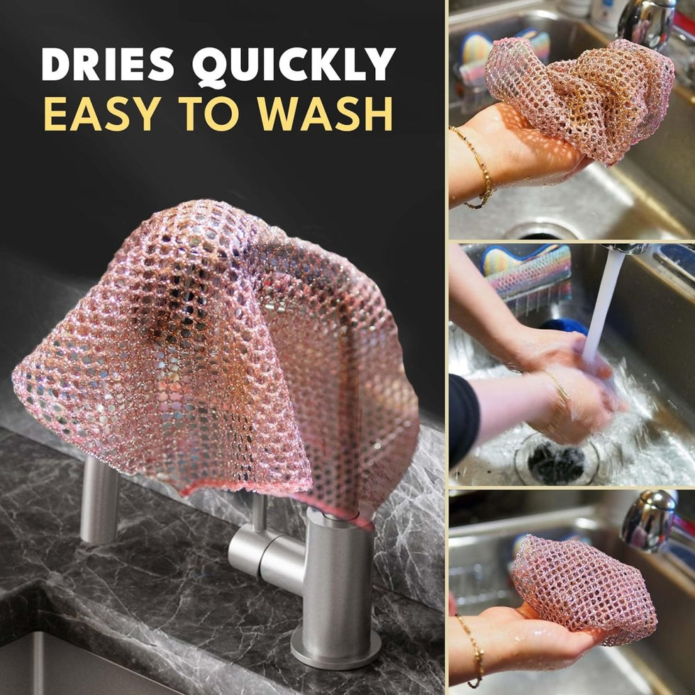 ScrubMesh | Heavy Duty Nylon Scouring Pads - Best Ideas UK